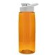 the flair - 26 oz transparent tritan(tm) bottle with drink thru lid, large infuser, and digital imprint