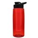 the flair - 26 oz transparent tritan(tm) bottle with drink thru lid, large infuser, and digital imprint