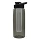 the flair - 26 oz transparent tritan(tm) bottle with drink thru lid, large infuser, and digital imprint