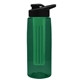 the flair - 26 oz transparent tritan(tm) bottle with drink thru lid, large infuser, and digital imprint
