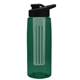 the flair - 26 oz transparent tritan(tm) bottle with drink thru lid, large infuser, and digital imprint