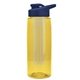 the flair - 26 oz transparent tritan(tm) bottle with drink thru lid, large infuser, and digital imprint