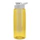 the flair - 26 oz transparent tritan(tm) bottle with drink thru lid, large infuser, and digital imprint