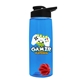 The Flair - 26 oz Transparent Tritan(TM) Bottle with Drink thru lid, Mixing Ball, and Digital Imprint