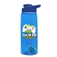 The Flair - 26 oz Transparent Tritan(TM) Bottle with Drink thru lid, Mixing Ball, and Digital Imprint