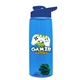 The Flair - 26 oz Transparent Tritan(TM) Bottle with Drink thru lid, Mixing Ball, and Digital Imprint