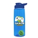 The Flair - 26 oz Transparent Tritan(TM) Bottle with Drink thru lid, Mixing Ball, and Digital Imprint
