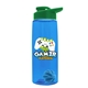 The Flair - 26 oz Transparent Tritan(TM) Bottle with Drink thru lid, Mixing Ball, and Digital Imprint