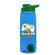 The Flair - 26 oz Transparent Tritan(TM) Bottle with Drink thru lid, Mixing Ball, and Digital Imprint