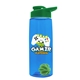The Flair - 26 oz Transparent Tritan(TM) Bottle with Drink thru lid, Mixing Ball, and Digital Imprint