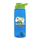 The Flair - 26 oz Transparent Tritan(TM) Bottle with Drink thru lid, Mixing Ball, and Digital Imprint