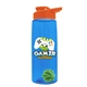 The Flair - 26 oz Transparent Tritan(TM) Bottle with Drink thru lid, Mixing Ball, and Digital Imprint