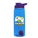 The Flair - 26 oz Transparent Tritan(TM) Bottle with Drink thru lid, Mixing Ball, and Digital Imprint