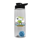 The Flair - 26 oz Transparent Tritan(TM) Bottle with Drink thru lid, Mixing Ball, and Digital Imprint