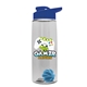 The Flair - 26 oz Transparent Tritan(TM) Bottle with Drink thru lid, Mixing Ball, and Digital Imprint