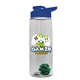 The Flair - 26 oz Transparent Tritan(TM) Bottle with Drink thru lid, Mixing Ball, and Digital Imprint