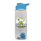 The Flair - 26 oz Transparent Tritan(TM) Bottle with Drink thru lid, Mixing Ball, and Digital Imprint