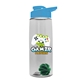 The Flair - 26 oz Transparent Tritan(TM) Bottle with Drink thru lid, Mixing Ball, and Digital Imprint