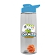 The Flair - 26 oz Transparent Tritan(TM) Bottle with Drink thru lid, Mixing Ball, and Digital Imprint