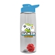 The Flair - 26 oz Transparent Tritan(TM) Bottle with Drink thru lid, Mixing Ball, and Digital Imprint