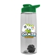 The Flair - 26 oz Transparent Tritan(TM) Bottle with Drink thru lid, Mixing Ball, and Digital Imprint