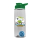 The Flair - 26 oz Transparent Tritan(TM) Bottle with Drink thru lid, Mixing Ball, and Digital Imprint