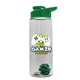 The Flair - 26 oz Transparent Tritan(TM) Bottle with Drink thru lid, Mixing Ball, and Digital Imprint