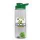 The Flair - 26 oz Transparent Tritan(TM) Bottle with Drink thru lid, Mixing Ball, and Digital Imprint