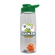 The Flair - 26 oz Transparent Tritan(TM) Bottle with Drink thru lid, Mixing Ball, and Digital Imprint