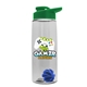 The Flair - 26 oz Transparent Tritan(TM) Bottle with Drink thru lid, Mixing Ball, and Digital Imprint