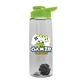 The Flair - 26 oz Transparent Tritan(TM) Bottle with Drink thru lid, Mixing Ball, and Digital Imprint