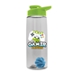 The Flair - 26 oz Transparent Tritan(TM) Bottle with Drink thru lid, Mixing Ball, and Digital Imprint