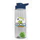 The Flair - 26 oz Transparent Tritan(TM) Bottle with Drink thru lid, Mixing Ball, and Digital Imprint