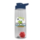 The Flair - 26 oz Transparent Tritan(TM) Bottle with Drink thru lid, Mixing Ball, and Digital Imprint