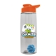 The Flair - 26 oz Transparent Tritan(TM) Bottle with Drink thru lid, Mixing Ball, and Digital Imprint