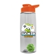 The Flair - 26 oz Transparent Tritan(TM) Bottle with Drink thru lid, Mixing Ball, and Digital Imprint