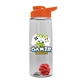 The Flair - 26 oz Transparent Tritan(TM) Bottle with Drink thru lid, Mixing Ball, and Digital Imprint