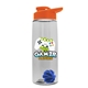 The Flair - 26 oz Transparent Tritan(TM) Bottle with Drink thru lid, Mixing Ball, and Digital Imprint