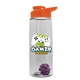 The Flair - 26 oz Transparent Tritan(TM) Bottle with Drink thru lid, Mixing Ball, and Digital Imprint