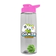 The Flair - 26 oz Transparent Tritan(TM) Bottle with Drink thru lid, Mixing Ball, and Digital Imprint