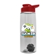 The Flair - 26 oz Transparent Tritan(TM) Bottle with Drink thru lid, Mixing Ball, and Digital Imprint