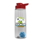 The Flair - 26 oz Transparent Tritan(TM) Bottle with Drink thru lid, Mixing Ball, and Digital Imprint