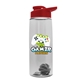 The Flair - 26 oz Transparent Tritan(TM) Bottle with Drink thru lid, Mixing Ball, and Digital Imprint