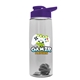 The Flair - 26 oz Transparent Tritan(TM) Bottle with Drink thru lid, Mixing Ball, and Digital Imprint