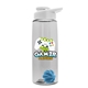 The Flair - 26 oz Transparent Tritan(TM) Bottle with Drink thru lid, Mixing Ball, and Digital Imprint