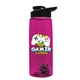 The Flair - 26 oz Transparent Tritan(TM) Bottle with Drink thru lid, Mixing Ball, and Digital Imprint