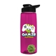 The Flair - 26 oz Transparent Tritan(TM) Bottle with Drink thru lid, Mixing Ball, and Digital Imprint