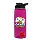 The Flair - 26 oz Transparent Tritan(TM) Bottle with Drink thru lid, Mixing Ball, and Digital Imprint
