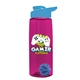 The Flair - 26 oz Transparent Tritan(TM) Bottle with Drink thru lid, Mixing Ball, and Digital Imprint