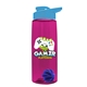 The Flair - 26 oz Transparent Tritan(TM) Bottle with Drink thru lid, Mixing Ball, and Digital Imprint